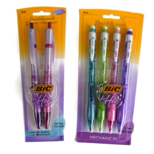 BIC For Her Retractable 2 Gel Pens and 4 Mechanical Pencils Set