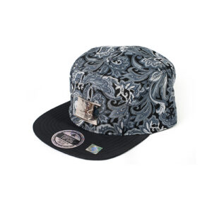 TopCul 5 Panel Strap-back Baseball Cap (Paisley)